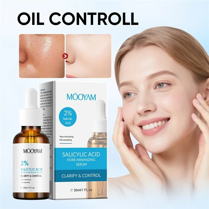MOOYAM 2% Salicylic Acid Pore Minimizing Serum – Clear, Smooth, & Oil-Free Skin