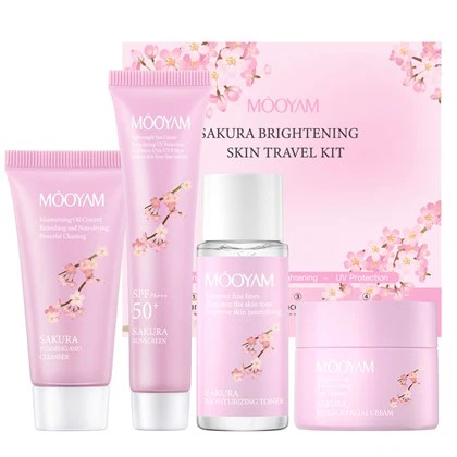 Mooyam Sakura Изсветляващ комплект за пътуване на кожата